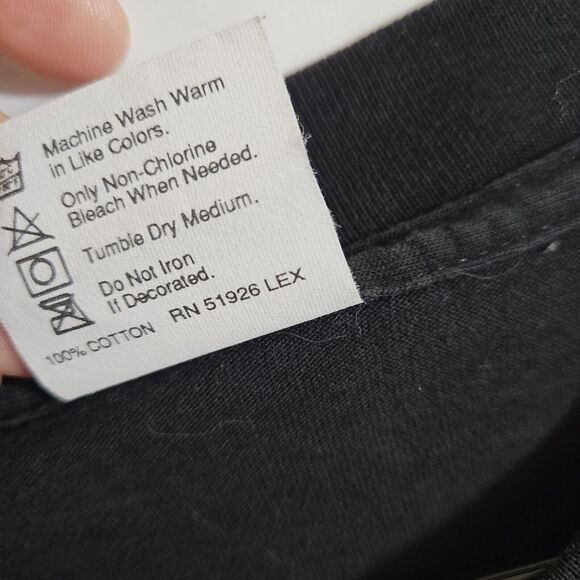 Vintage Hard Rock Cafe Shirt OSFA Black Single Stitch Nashville Y2K Mens - Picture 6 of 6